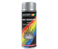 MoTip Heat Resistant Paint SILVER spray 400ml