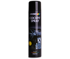 MOTIP Car Care Black Cockpit Spray Semi-Gloss/Satin in 600ml Aerosol