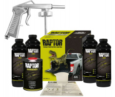 Raptor Liner 2K Bedliner Verf ZWART 4 liter + GRATIS verfspuit