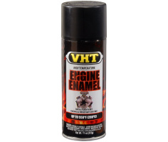 VHT Engine Enamel spuitbus - Motorblok Verf Zwart mat - 400ml