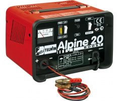 TELWIN ALPINE 20 BOOST Portable Electric Battery Charger - 12 and 24 Volt, 18 Amp, 300 Watt