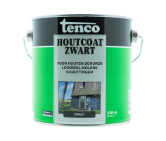 Tenco Houtcoat Zwart 2,5 liter