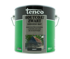 Tenco Houtcoat Zwart Waterbasis Mat 2,5 liter