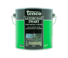 Tenco Ijzercoat Zwart 2,5 liter