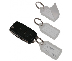 MULTI Transparent Key Labels per 100 pieces