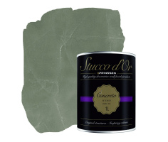 Stucco d'Or Concreto Urban Army Green Beton Cire Concrete Effect Paint - 1 liter