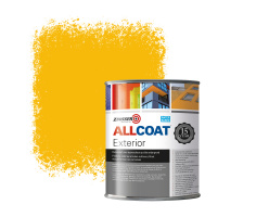 Zinsser Allcoat Exterior Wall Paint RAL 1003 Signal yellow - 1 liter