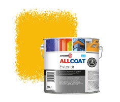 Zinsser Allcoat Per Pareti Per Uso Esterno RAL 1003 Giallo segnale - 2,5 litro