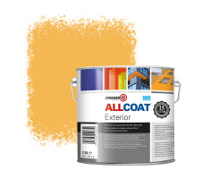 Zinsser Allcoat Exterior Wall Paint RAL 1017 Saffron yellow - 2,5 liter