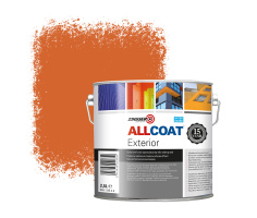 Zinsser Allcoat Per Pareti Per Uso Esterno RAL 2010 Arancio segnale - 2,5 litro