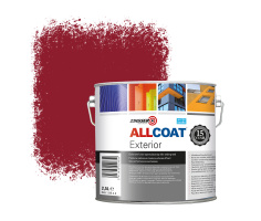 Zinsser Allcoat Per Pareti Per Uso Esterno RAL 3003 Rosso rubino - 2,5 litro