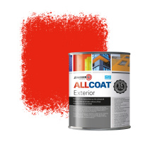 Zinsser Allcoat Exterior Wall Paint RAL 3028 Pure red - 1 liter