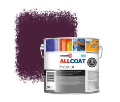 Zinsser Allcoat Farba Ścienna Zewnętrzna RAL 4007 Purpurowy Fioletowy - 2,5 litra