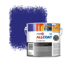 Zinsser Allcoat Exterior Wall Paint RAL 5002 Ultramarine blue - 2,5 liter