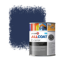 Zinsser Allcoat Exterior Wall Paint RAL 5003 Sapphire blue - 1 liter