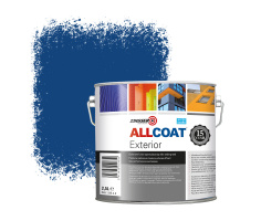 Zinsser Allcoat Exterior Wall Paint RAL 5010 Gentian blue - 2,5 liter