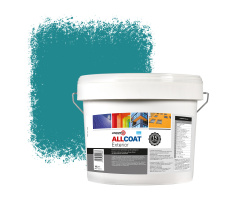 Zinsser Allcoat Exterior Wall Paint RAL 5018 Turquoise blue - 10 liter