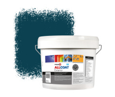 Zinsser Allcoat Exterior Wall Paint RAL 5020 Ocean blue - 10 liter