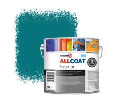 Zinsser Allcoat Exterior Wall Paint RAL 5021 Water blue - 2,5 liter