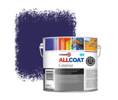 Zinsser Allcoat Exterior Wall Paint RAL 5022 Night blue - 2,5 liter