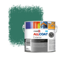 Zinsser Allcoat Exterior Wall Paint RAL 6000 Patina green - 2,5 liter