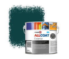 Zinsser Allcoat Exterior Wall Paint RAL 6004 Blue green - 2,5 liter