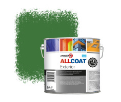 Zinsser Allcoat Exterior Wall Paint RAL 6010 Grass green - 2,5 liter