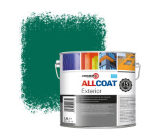 Zinsser Allcoat Exterior Wall Paint RAL 6016 Turquoise green - 2,5 liter