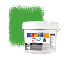 Zinsser Allcoat Exterior Wall Paint RAL 6018 Yellow green - 10 liter