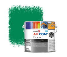 Zinsser Allcoat Exterior Wall Paint RAL 6024 Traffic green - 2,5 liter