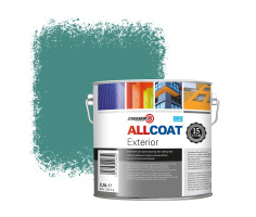 Zinsser Allcoat Exterior Wall Paint RAL 6033 Mint turquoise - 2,5 liter