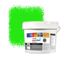 Zinsser Allcoat Exterior Wall Paint RAL 6037 Pure green - 10 liter