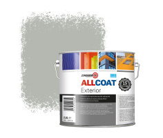 Zinsser Allcoat Per Pareti Per Uso Esterno RAL 7038 Grigio algata - 2,5 litro