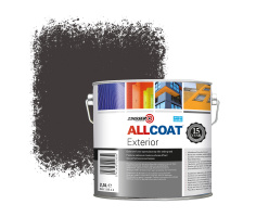 Zinsser Allcoat Exterior Wall Paint RAL 8019 Grey brown - 2,5 liter