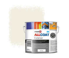 Zinsser Allcoat Per Pareti Per Uso Esterno RAL 9010 Bianco puro - 2,5 litro