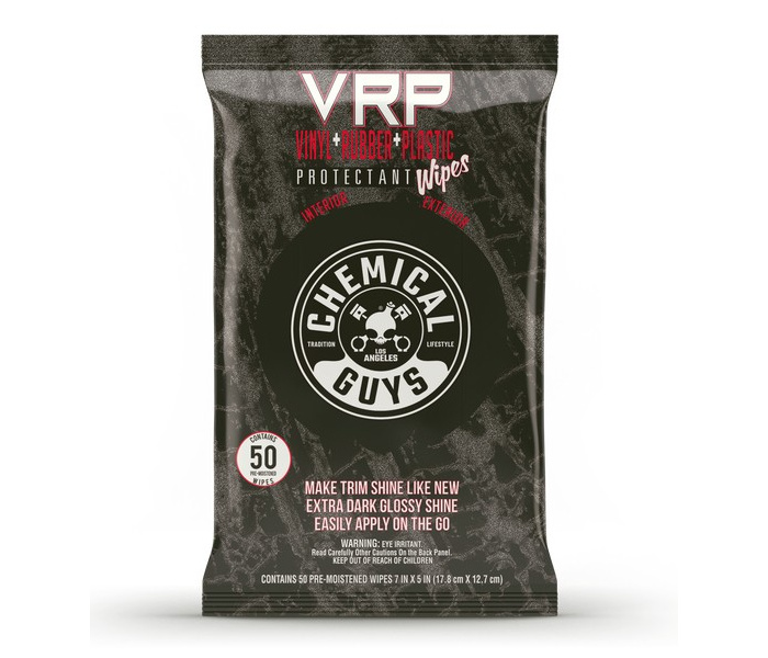 Chemical Guys VRP Protectant Wipes - 50 stuks