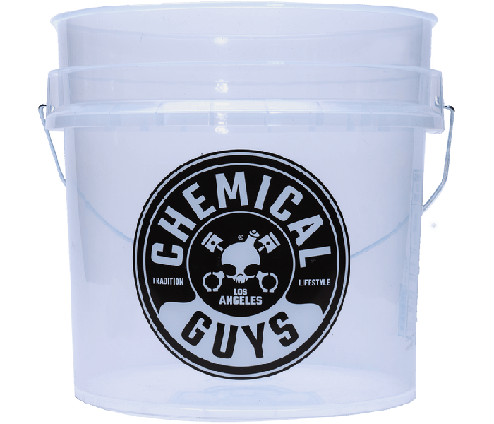 Chemical Guys Heavy Duty Ultra Clear Detailing Bucket 19L