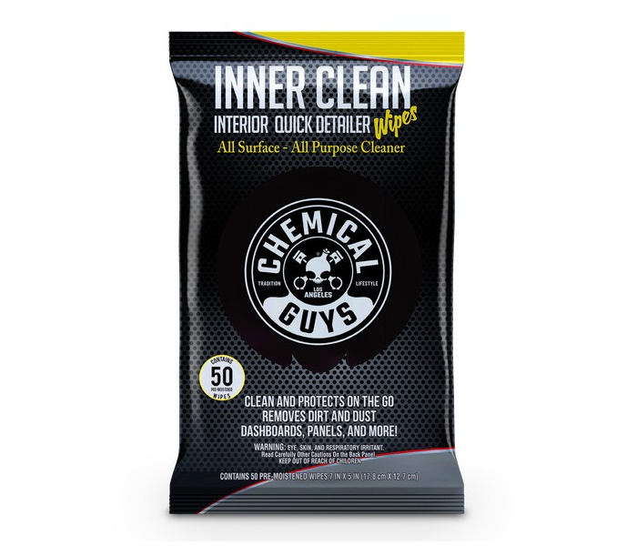 Chemical Guys Total Interior Cleaner Protectant Wipes - 50 stuks