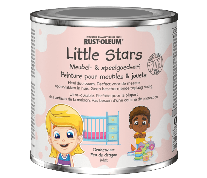 Rust-Oleum Little Stars Meubelverf en Speelgoedverf Drakenvuur 250ml