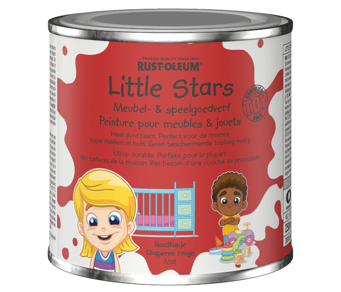 Rust-Oleum Little Stars Meubelverf en Speelgoedverf Roodkapje 250ml