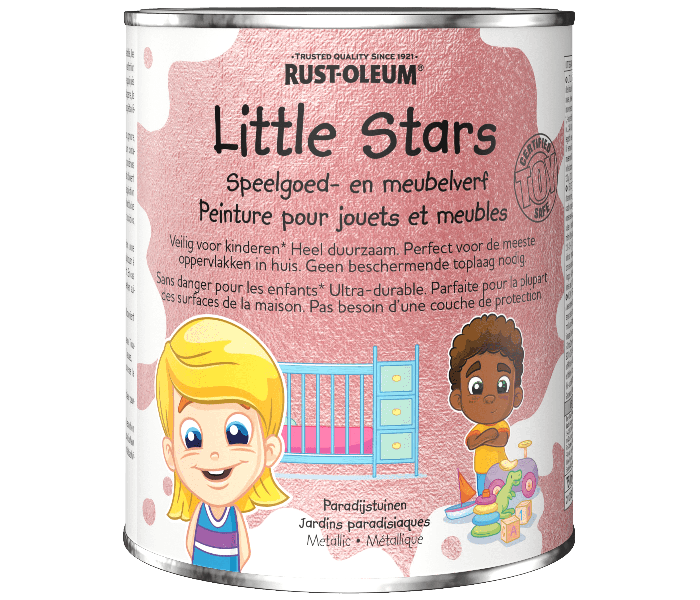 Rust-Oleum Little Stars Metallic Meubelverf en Speelgoedverf Paradijstuin 750ml