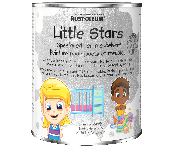 Rust-Oleum Little Stars Metallic Meubelverf en Speelgoedverf Tinnen Soldaat 750ml