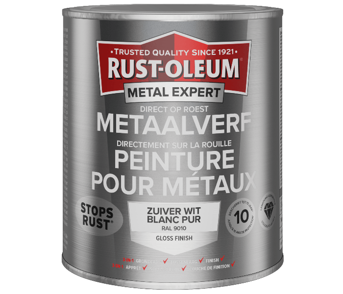 Rust-Oleum Metal Expert Direct Op Roest Metaal Verf 750ml - RAL 9010