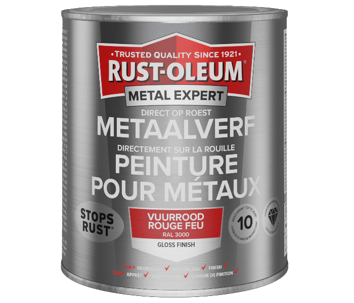 Rust-Oleum Metal Expert Direct Op Roest Metaal Verf 750ml - RAL 3000