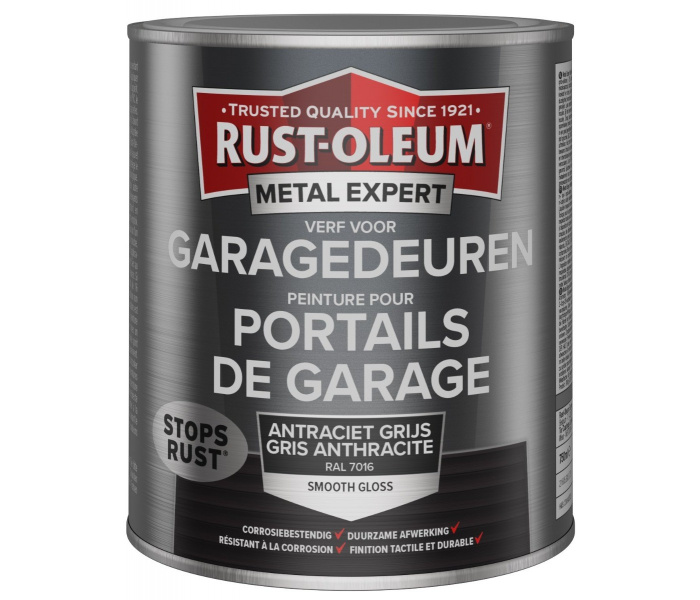 Rust-Oleum Metal Expert Garagedeur Verf Antraciet 750ml