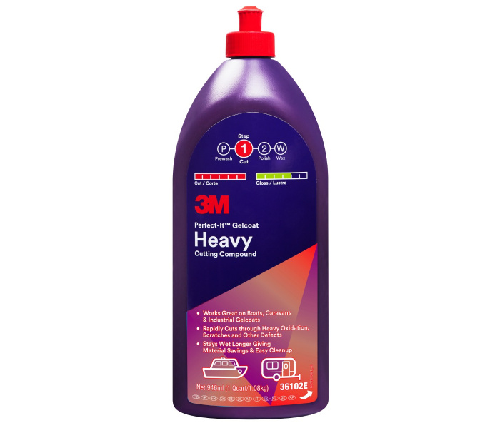 3M Perfect It Gelcoat Heavy Cutting Compound 946ml