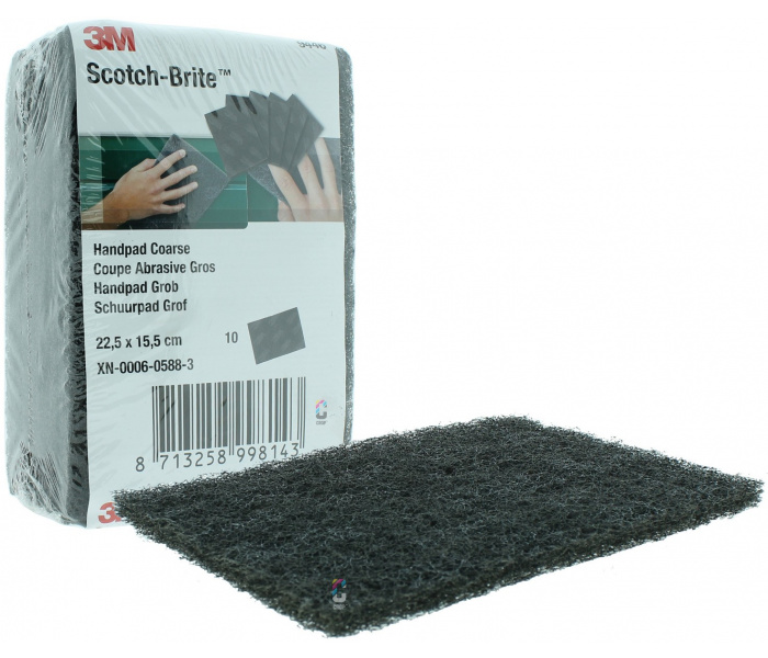 3M Scotch-Brite BRUIN Schuurpad - Grof - 10 stuks