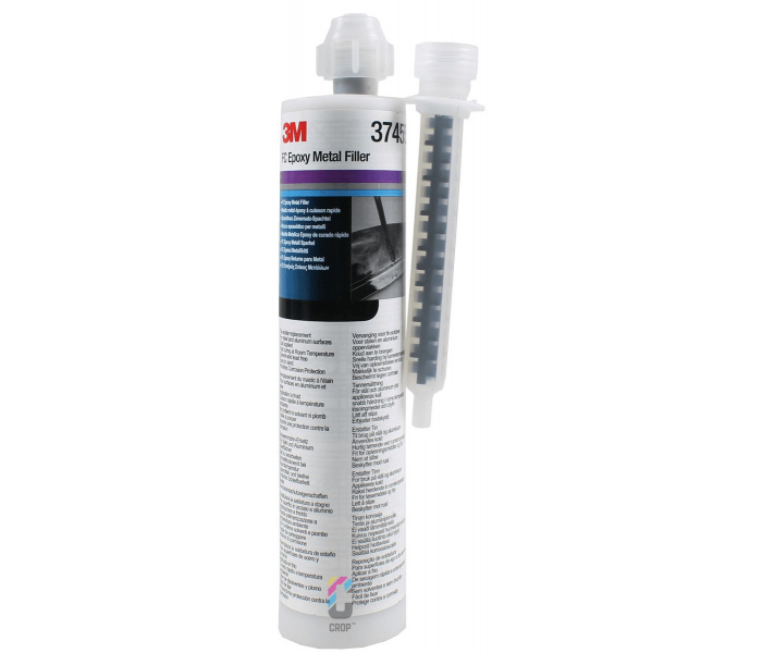 3M Fast Cure 2K Epoxy Metaalplamuur - Lijmpatroon 180ml