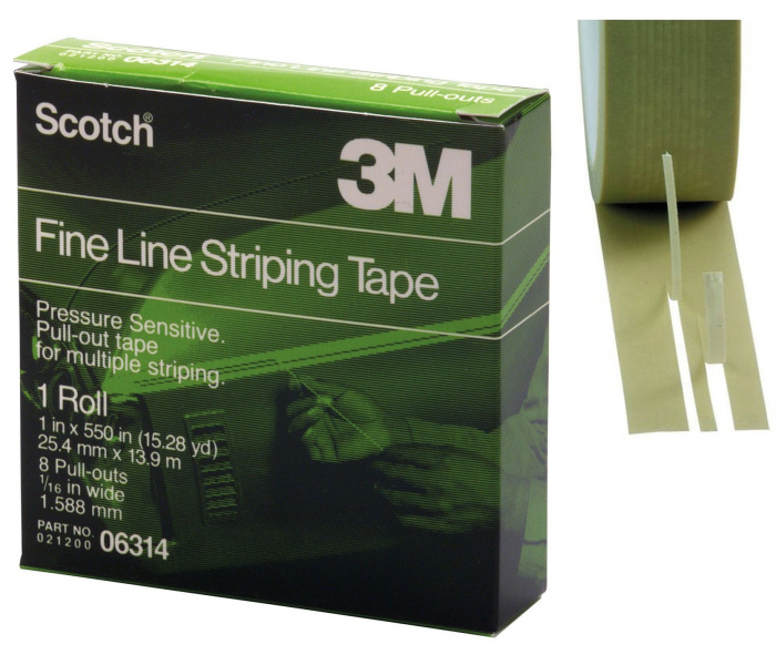 3M Scotch Fine Line Striping Tape 06314