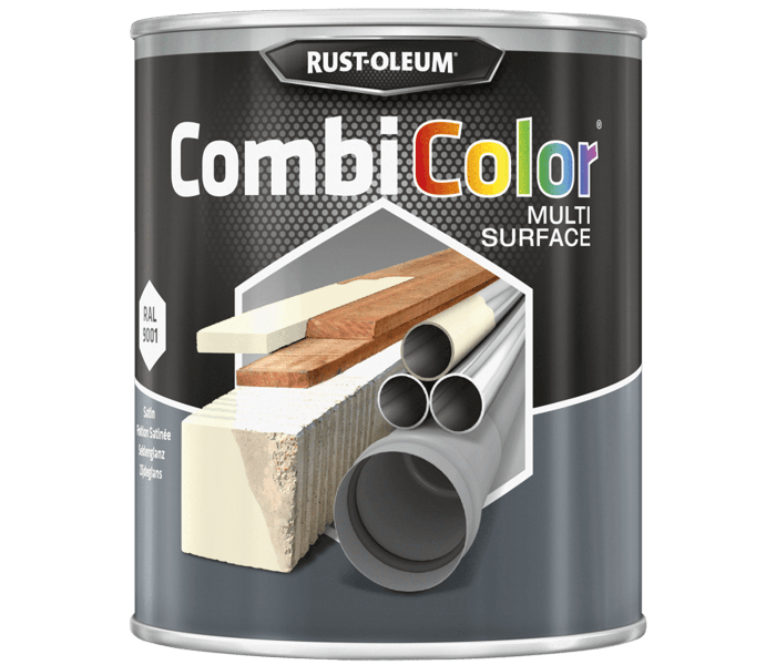 Rust-Oleum CombiColor Multi-Surface Zijdeglans RAL9001 - 750ml